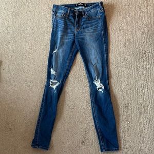 Hollister Low Rise Super Skinny Crop Jeans
